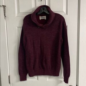 Urban Pipeline Deep Maroon Cowl Neck Sweater